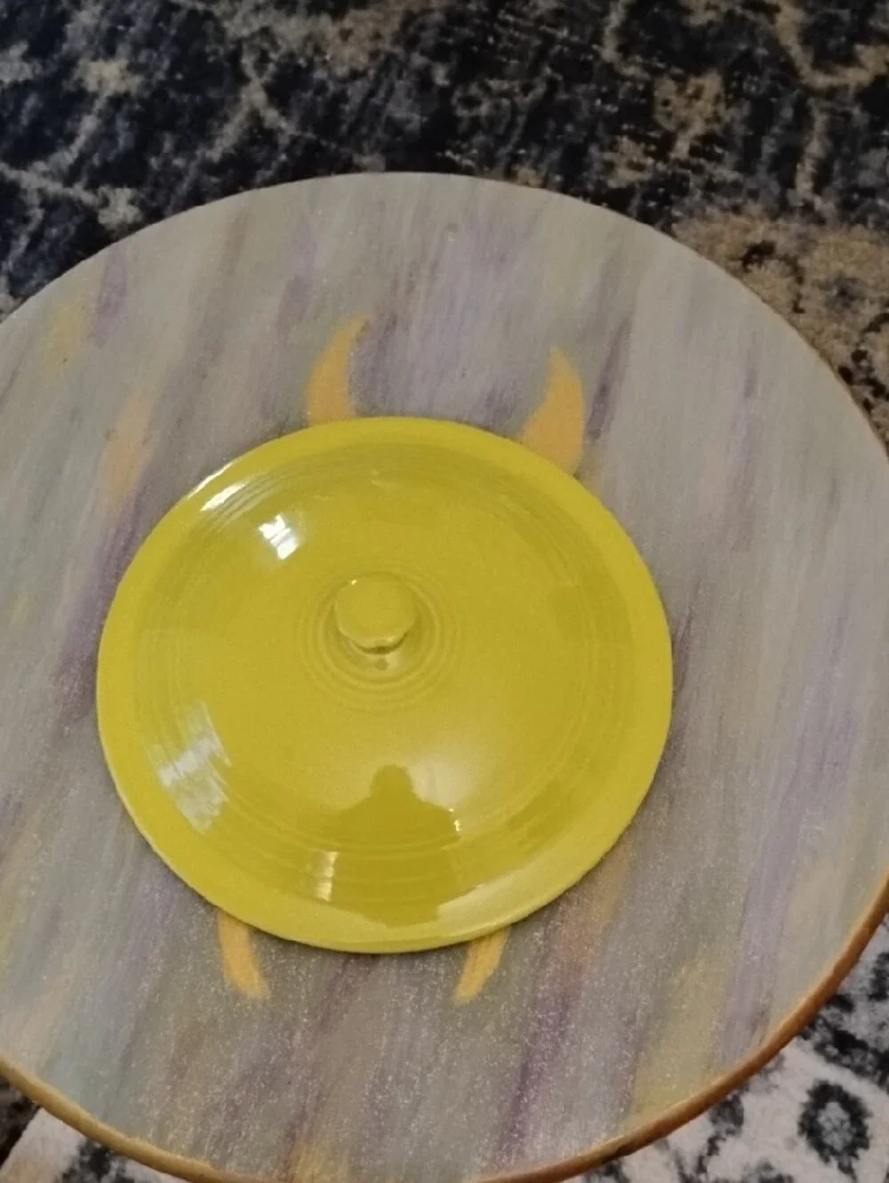 Fiestaware Lemongrass Covered Ceramic Casserole Dish NWT